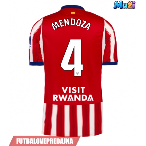 Lacne Muži Futbalové dres Atletico Madrid Rodrigo Mendoza #4 2026-27 Krátky Rukáv - Domáci